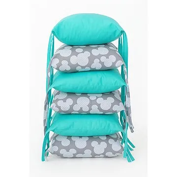 BabyTýpka vankúšikový mantinel – Mickey Mentol (8594201221958)