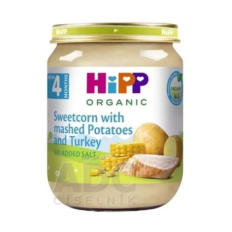 HiPP Príkrm BIO Zemiaky, kukurica a morčacie mäso