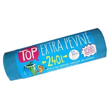 VIPOR LDPE Top Extra pevné 240 l, 10 ks, modré (8595657600885)