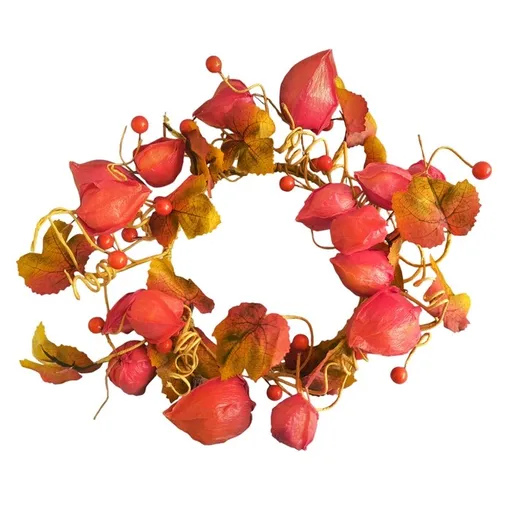 Jesenný veniec physalis, 27 cm