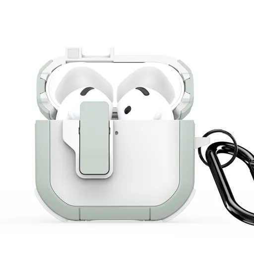 DUX PECP Ochranné puzdro pre Apple AirPods 4 GREEN WHITE
