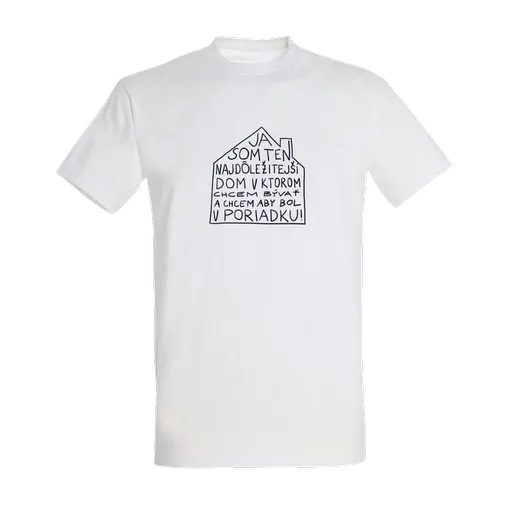 Zuzana Smatanová tričko Najdôležitejší dom Biela S