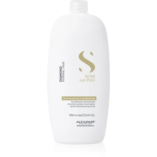 Alfaparf Milano Semi di Lino Diamond Illuminating rozjasňujúci kondicionér pre lesk a ľahké rozčesávanie vlasov 1000 ml