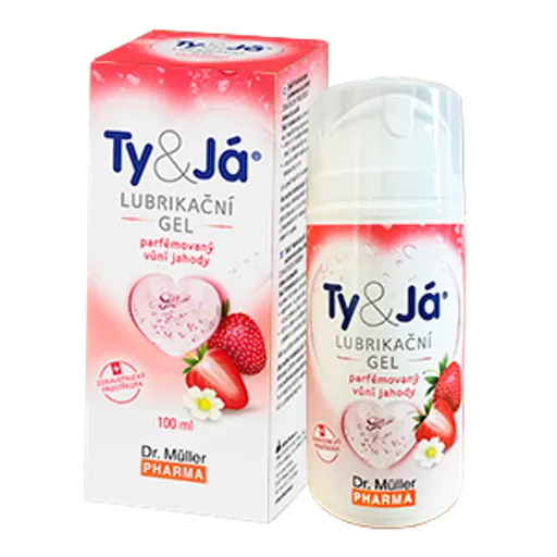 Lubrikačný gél Ty & Ja parfumovaný vôňou jahody 100 ml Dr. Müller