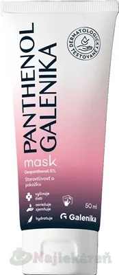Galenika Panthenol Mask pleťová maska 50 ml