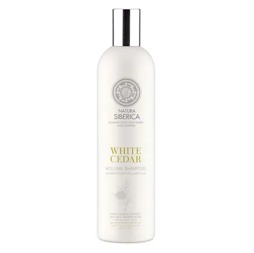 NATURA SIBERICA Šampón pre väčší objem Biely céder 400 ml