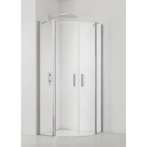 Sprchový kút štvrťkruh 90x90 cm SAT Fusion SATFUSP90CRT