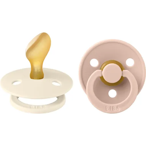 BIBS Colour Size 2: Anatomical 6+ months cumlík Ivory / Blush 2 ks
