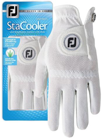 Footjoy StaCooler White Ľavá ruka ML Dámske rukavice