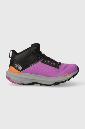 Topánky The North Face Vectiv Exploris 2 Mid Futurelight dámske, fialová farba, jemne zateplené