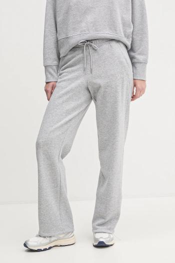 Tepláky Dkny šedá farba, melanžové, DP5P3561