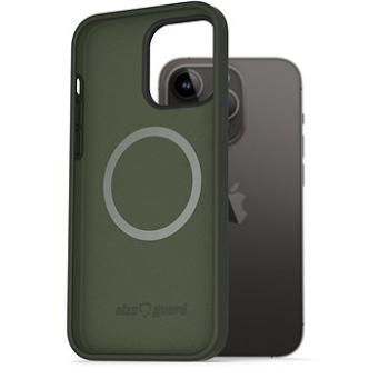 AlzaGuard Magnetic Silicone Case na iPhone 14 Pro Max zelený (AGD-PCMS0011E)