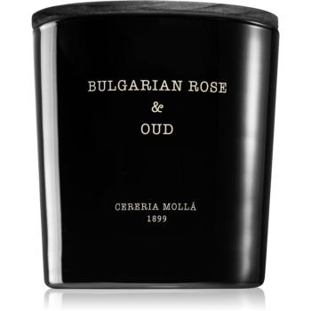 Cereria Mollá Boutique Bulgarian Rose & Oud vonná sviečka 600 g