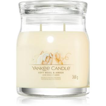 Yankee Candle Soft Wool & Amber vonná sviečka 368 g