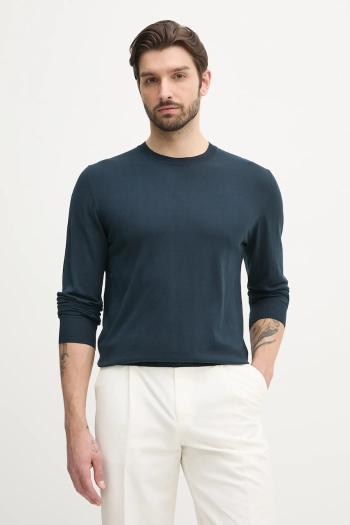 Hodvábny sveter Marciano Guess pánsky, zelená farba, tenký, 5GHR02 5861Z