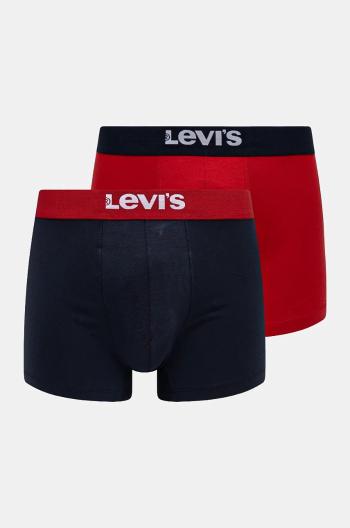 Boxerky Levi's 2-pak pánske, červená farba, 37149-1004