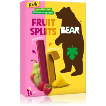 BEAR Fruit Splits Jahoda & Jablko sušené ovocie 5x20 g