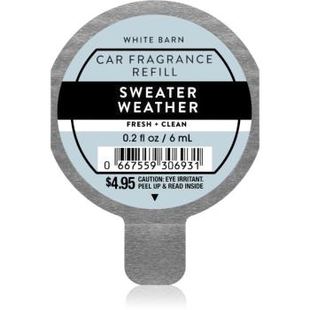 Bath & Body Works Sweater Weather vôňa do auta náhradná náplň 6 ml