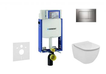 GEBERIT - Kombifix Set predstenovej inštalácie, klozetu a dosky Ideal Standard Tesi, tlačidla Sigma30, chróm 110.302.00.5 NF6