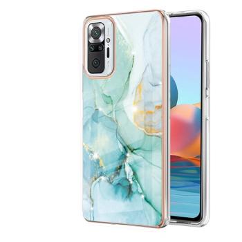 IMD MARBLE Ochranný kryt Xiaomi Redmi Note 10 Pro GREEN