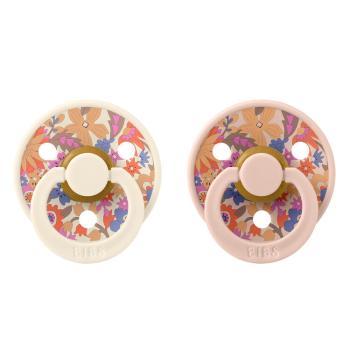 BIBS x Liberty Cumlíky z prírodného kaučuku Colour 2ks, veľkosť 2 - Blossom Blush Mix