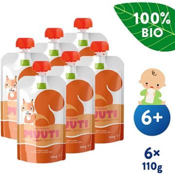 SALVEST Muuti BIO Mango s mrkvou a rakytníkom 6× 110 g (4740073076019)