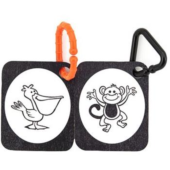 Profibaby Stimulačné drevené kartičky 2. diel – ZOO čierno-biele 12 mes.+ (8594024223344)