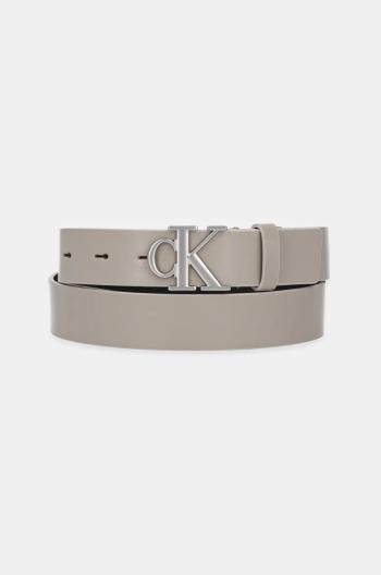 Kožený opasok Calvin Klein Jeans dámsky, čierna farba, K60K612289