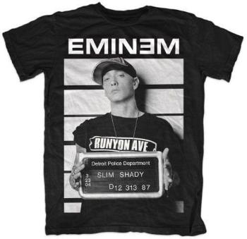 Eminem Tričko Arrest Unisex Black L