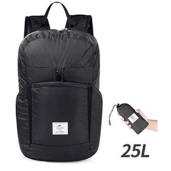 Naturehike ultralight zbaliteľný batoh 25 l čierny (6927595725092)