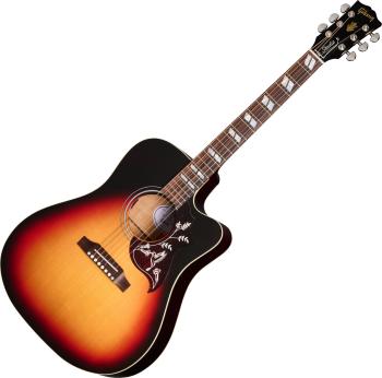 Gibson Hummingbird Studio EC Tri-Burst Satin Elektroakustická gitara Dreadnought