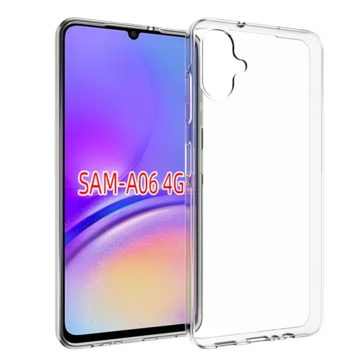 TPU Ochranný kryt pre Samsung Galaxy A06 priehľadný