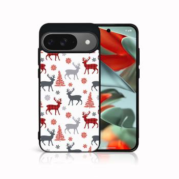 MY ART Kryt s vianočným dizajnom Google Pixel 9 DEER (068)