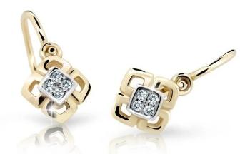 Cutie Diamonds Detské bicolor náušnice zo zlata s diamantmi C2240-10-10-X-1-D