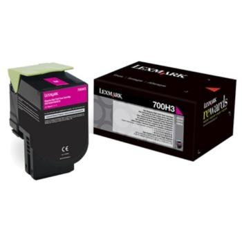 Lexmark 70C0H30 purpurový (magenta) originálny toner