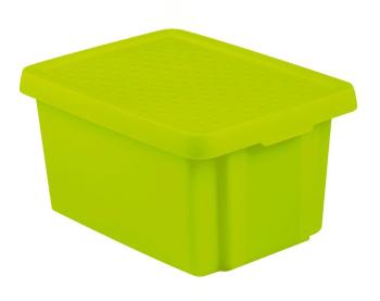 CURVER Úložný box ESSENTIALS 45L s vekom | zelená