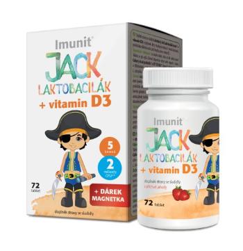 Simply You Imunit Jack Laktobacilák + vitamín D3 72 tablet