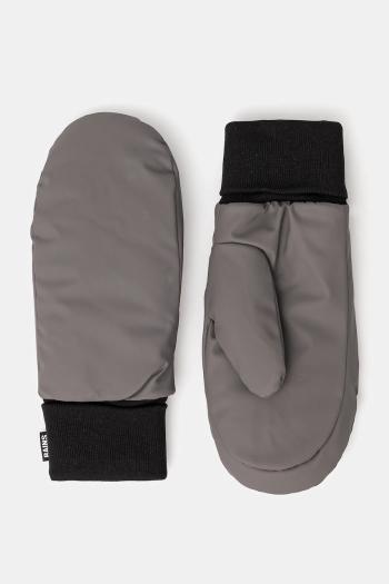 Rukavice Rains Alta Puffer Mittens W2T3 šedá farba, 16070-13