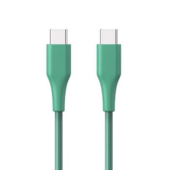 ER POWER kábel USB-C/C GRS 60W 120cm zelený