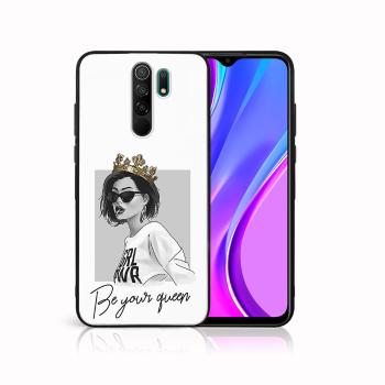 MY ART Silikónový obal Xiaomi Redmi 9 QUEEN (139)