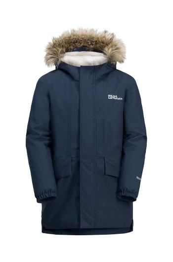 Bunda Jack Wolfskin tmavomodrá farba, 1610091