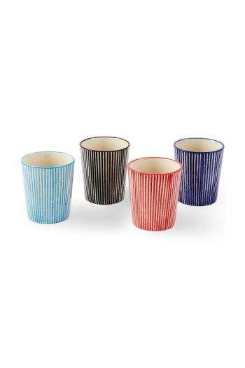 Sada pohárov Pols Potten Handpainted 210 ml 4-pak viac farieb