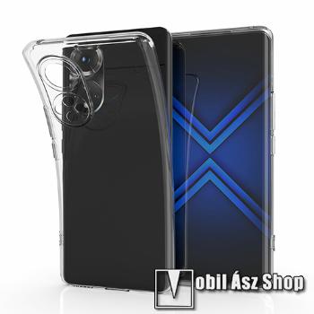 Szilikon védő tok / hátlap - ÁTLÁTSZÓ - HUAWEI nova 9 / Honor 50