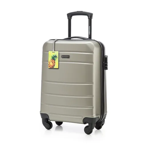 Prúdový kufor ABS s nepriepustným dizajnom a identifikovateľným vízom, lakovaný zafírovou farbou 56-3A-651-86Z