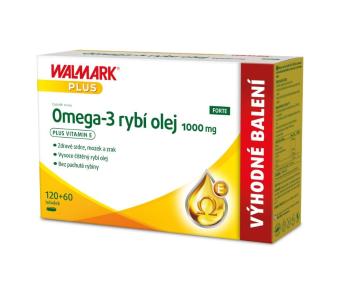 Walmark Omega-3 rybí olej FORTE 1000 mg 120+60 tobolek