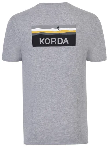 Korda tričko lakebed tee grey - xxxxl