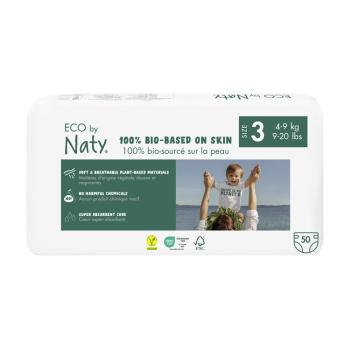 Naty Nature Babycare Midi 3 4-9 kg 50 ks,ECO BY NATY Plienky jednorazové 3 (4-9 kg) 50 ks - ECONOMY PACK