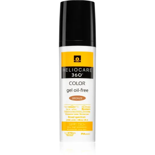 Heliocare 360° Color Gel Oil-Free tónujúci ochranný gel SPF 50+ odtieň Bronze 50 ml