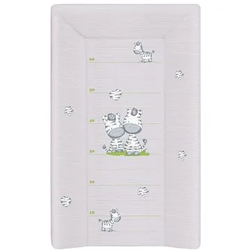 CEBA BABY Podložka mäkká trojhranná – Zebra sivá (5907672329352)