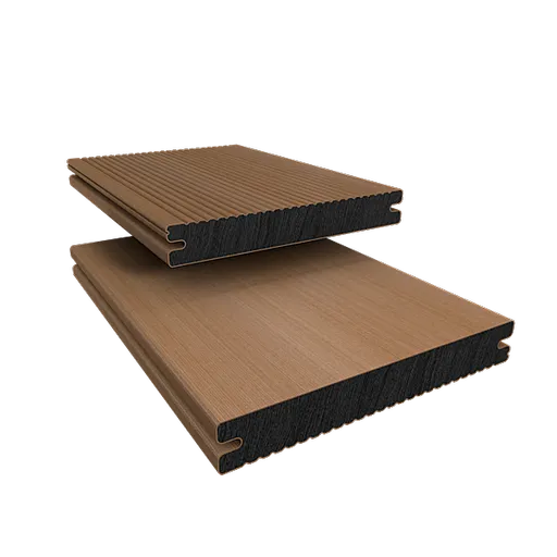 DECEUNINCK Terasová doska Deceuninck TWINSON Character Massive plné 9360, Vlašský orech 522 20 x 140 x 6000 mm